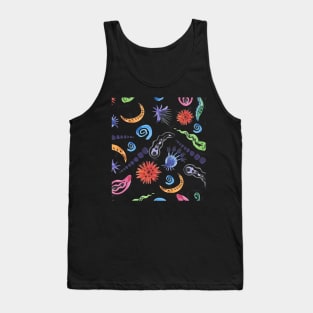 watercolor germs and viruses Tank Top